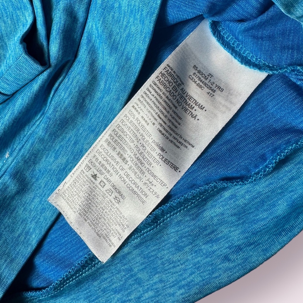 Toddler Girl Nike Dri Fit Blue Long Sleeve Hoodie Shirt Size 1-2 Years 2T - Picture 7 of 7